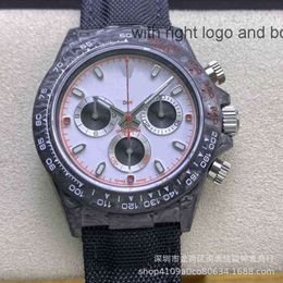 DAYTONASS Multifunction AAA Wristwatch Luxury Men Watch Chronograph Fashion Designer Watches Swiss Carbon Fiber Case Ring Ceramic Diton Timing Mechanical XNG1