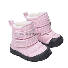 Boots Winter Baby Snow Boots Boys Girls Warm Cotton Shoes Kids Hook Design Princess Short Boots Children Waterproof Snow Boots Q230926