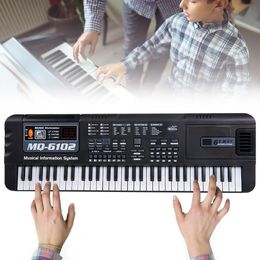 Learning Toys 61 Key Quick Start Electric Keyboard Recording Playback Electronic Piano Musical Keyboard for Inspiring Musical Talent Kids Toys 230926