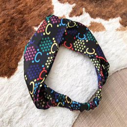 Silk Turban Elastic Headband for Women Fashion Hairband For Women Girl Retro Headwraps Head Scarf Gift2857