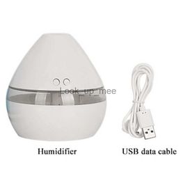 Humidifiers 300ML ultrasonic Air Humidifier diffuser cactus lighthouse lamp driver Mini Colourful Oil Cool Mist car USB Air Purifier YQ230927