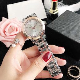 2023 New Fashion Brand Women girls Crystal style dial metal steel band Quartz wrist Watch Wholesale Free Shipping Gift designer watches