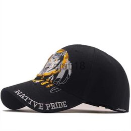 Ball Caps red Cap Wolf Eagle 3D Embroidery Baseball Cap Snapback Caps Casquette Hats Fitted Casual Gorras Dad fishing Hats For Men Women x0927