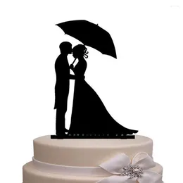 Party Supplies 10PCS Acrylic Cake Card Bride And Groom Decorations Wedding Gifts