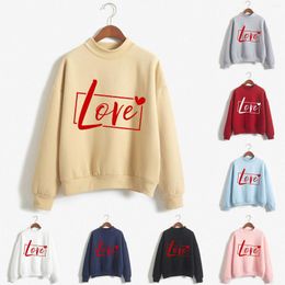 Women's Hoodies Women Printing Sweatshirt Top Long Sleeved Casual Blouse Temperament Pullover Fleece Tunic Zip Up Hoodie Crop Sweater