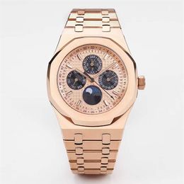 Watch Automatic Mechanical Mens Watches 41mm Stainless Steel Wristband Fashion Business Style Wristwatch Waterproof Wristwatches M314K