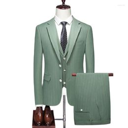 Men's Suits BATMO 2023 Arrival High Quality Casual Striped Men Male Wedding Dress Plus-size S-5XL 6926