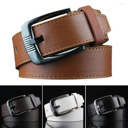 Belts Cowboy Leather Belt All-match Vintage Casual Pants Bands Pin Buckle Waistband Men's