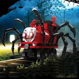 Little Train Horror Mutant Spider Building Block Toy Halloween Christmas Gift