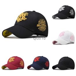 Ball Caps 6 Colors Embroidery Baseball Cap Versatile Soft Top Cap Fashionable Sunscreen Hat for Men and Women x0927