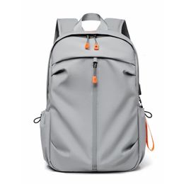 School Bags Backpack For Men Multifunctional Business Notebook Backpack USB Charging Waterproof Film Men's Backbag Casual Bag 230927