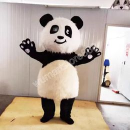 Giant Panda Mascot Costume Carnival Unisex Outfit Adults Size Christmas Birthday Party Outdoor Dress Up Promotional Props