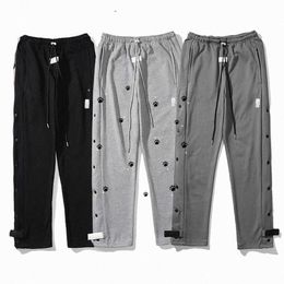 designer pants Mens Pantoufle Solid Colour Black and White Sweatpants for Men Women Jogger sweatpants z14i#