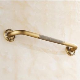 Bath Accessory Set 50cm Bathroom Armrest Brass Antiskid Handle Bathtub Handrail Grab Bar Antique Bronze Hand Safety297o