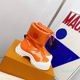 2023-Classic Designer Warm Boots Fashion Casual Shoes Sneakers Top Running Coach Women Thick Sole Creeper Shoes Women Casual Flat Shoes Sizes 35-42