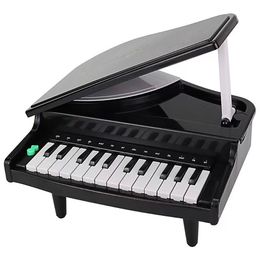 Learning Toys 26 Key Mini Electronic Piano Simulation Play Music Instrument Toy Practice Black Pink Chirstmas Gift 230926