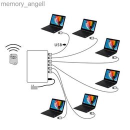 Alarm systems 6 Ports laptop Security Alarm Display System For Notebook Computer Anti-Theft Burglar Alarm For Retail Shop With Remote Control YQ230927