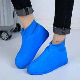 Raincoats Reusable Waterproof Thickening Non-slip Wear Foot Cover Outdoor Shoe Silicone Cycling Rain Shoes Boot Wholesale