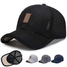 Ball Caps Mesh Baseball Cap Golfs Trucker Hat Breathable Snapback Visor Mesh Plain for Outdoor EIG88 x0927