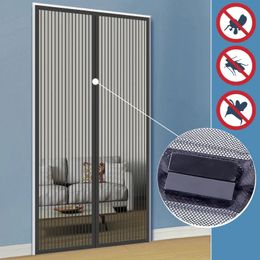 Other Home Textile Reinforced Magnetic Screen Curtain Mosquito Nets Antiinsect and Fly Partition Door Mesh Automatically Close 230927