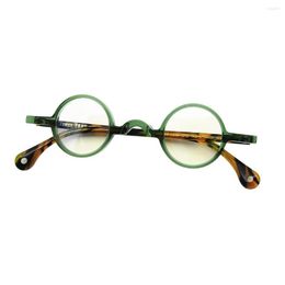 Sunglasses Frames Retro Myopia Handmade Acetate Glasses Frame Ultra Small Round Unisex Lightweight Optical