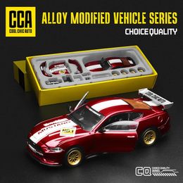 Diecast Model car CCA MSZ 1 42 Ford GT Alloy Toy Car Model Racing Alloy assembly series sports car Fitting styles 230927