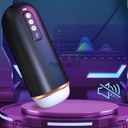 Masturbators Male Automatic Masturbator Cup Powerful Sucking Blowjob Vaginal Masturbator Adults Sex Machine Toys Adult Goods Vibrator For Men x0926