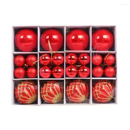 Party Decoration 40Pcs Christmas Tree Baubles Balls Xmas Bubbles Home Wedding Decor Decorations 2023 Hanging Bauble Ball Year