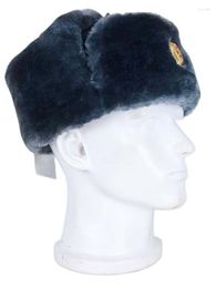 Berets Russian Army Winter Hat Military BO Men Tactical