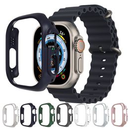 Apple Watch Ultra Series 9 49mm Iwatch Marine Strap Smart Watch Watch Kablosuz Şarj Kayışı Kutusu Koruyucu Kapak Kılıfı