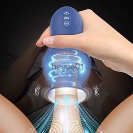 Masturbators Sucking Automatic Male Masturbator for Men Vibrator Blowjobs Oral Vaginal Glans Massager Delay Lasting Trainer Sex Toy for Men x0926