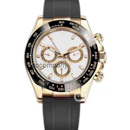 Daytonass Wristwatch Watch Luxury Multifunction Chronograph Designer Men Mens Watches Rubber Strap Dial Ceramic Bezel Sapphire Crystal Automatic Mechanic R2A3