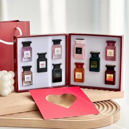 Designer Perfumes 11 Series Packaging Set Gift Box 10 Bottles 7.5ml Rose Oud Wood Neroli Peach Fabulous Charm Fragrance Unisex Spray