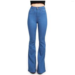 Women's Jeans Denim Pant Women High Waisted Waist Stretch Micro Flare Skinny Slim Tight Long Loose Straight Japanese