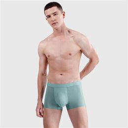 Underpants Sexy Underwear For Men Y2k Simple Cotton Gay Mens Boxers Breathable Briefs Soft Oversize Panties Cueca