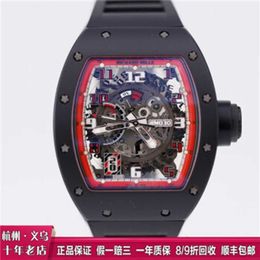 Automatic Mechanical Wristwatches Richarmill Tourbillon Watches Sport Luxury Watch RM030 Ceramic Date Display Dynamic Storage MensW atchA utomaticM achin WN866