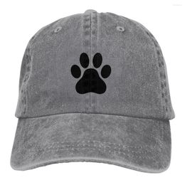 Berets Black Dog Washed Cotton Pure Color Light Board Men's Baseball Cap Stitching Dad Hat