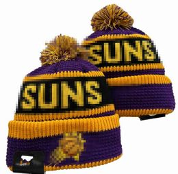 Phoenix Beanies North American Basketball Team Side Patch Winter Wool Sport Knit Hat Skull Caps A0