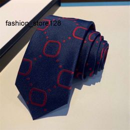 Designer Mens Tie Silk Luxury Striped Ties Handmade Neck Tie Bow For Man Letter G Neckwear 2color Ties KLK8