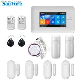 Alarm systems PG106 WIFI+GSM GPRS Wireless Home Security Burglar Alarm System APP Remote Control Alarm Host For Android and iOS YQ230927