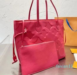 Composite Bag Large Capacity Handbag Crossbody Shop Bags Women Handbags Genuine Leather Shopping Totes
