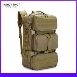 Backpack Travel Backpack Tactical Militari Bag Waterproof Hiking Rucksack Outdoor Nylon Shoulder Package for Camping Climbing Molle 230927