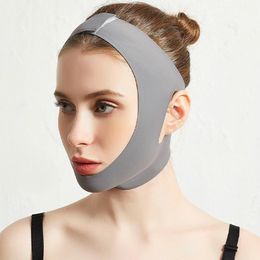 Face Massager Face V Shaper Slimming Bandage Relaxation Lift Up Belt Shape Lift Reduce Double Chin Face Thining Band Massage 230926