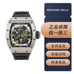 Richarmill Watch Automatic Mechanical wristwatch Luxury watches mens Swiss Sports RM030 Platinum Mens Fashion Leisure Business Sports Machinery Wrist Wa WNO4H