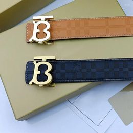 Designer Belts Luxury Designers Belt Mens Unisex Classic Reversible Stripe Stamp Pin Buckle Gold And Silver Casual Width 3.8cm Size Best Gift For Clothing Accessory