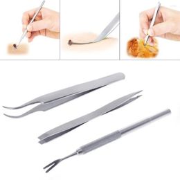 Dog Apparel Cat Puppy Remover Fork Flea Clip Tick Removal Tool Pet Supplies Tweezer