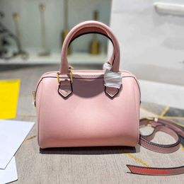 3 Colours Mini Totes Pillow Boston Handbags HandleLuxury Brand Bag Simple Retro Premium Pattern Purse 220712 women wallets