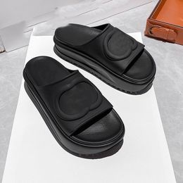 1-Nuovo stile Pantofole Ciabatte per sandali Macaron fondo spesso antiscivolo fondo morbido moda donna indossa infradito da spiaggia
