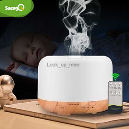 Humidifiers Air Humidifier Electric Aroma Diffuser Aromatherapy Humidifiers Diffusers Ultrasonic Cool Mist Maker Fogger LED Essential YQ230927