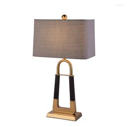 Table Lamps Modern Light Luxury Metal Creative Personality Bedroom Bedside Lamp Designer Living Room Decorative Desk